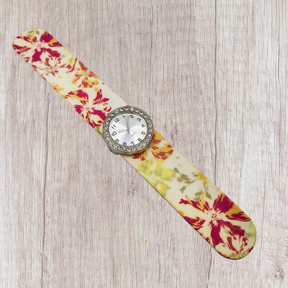 Floral Patterned Women's Watch